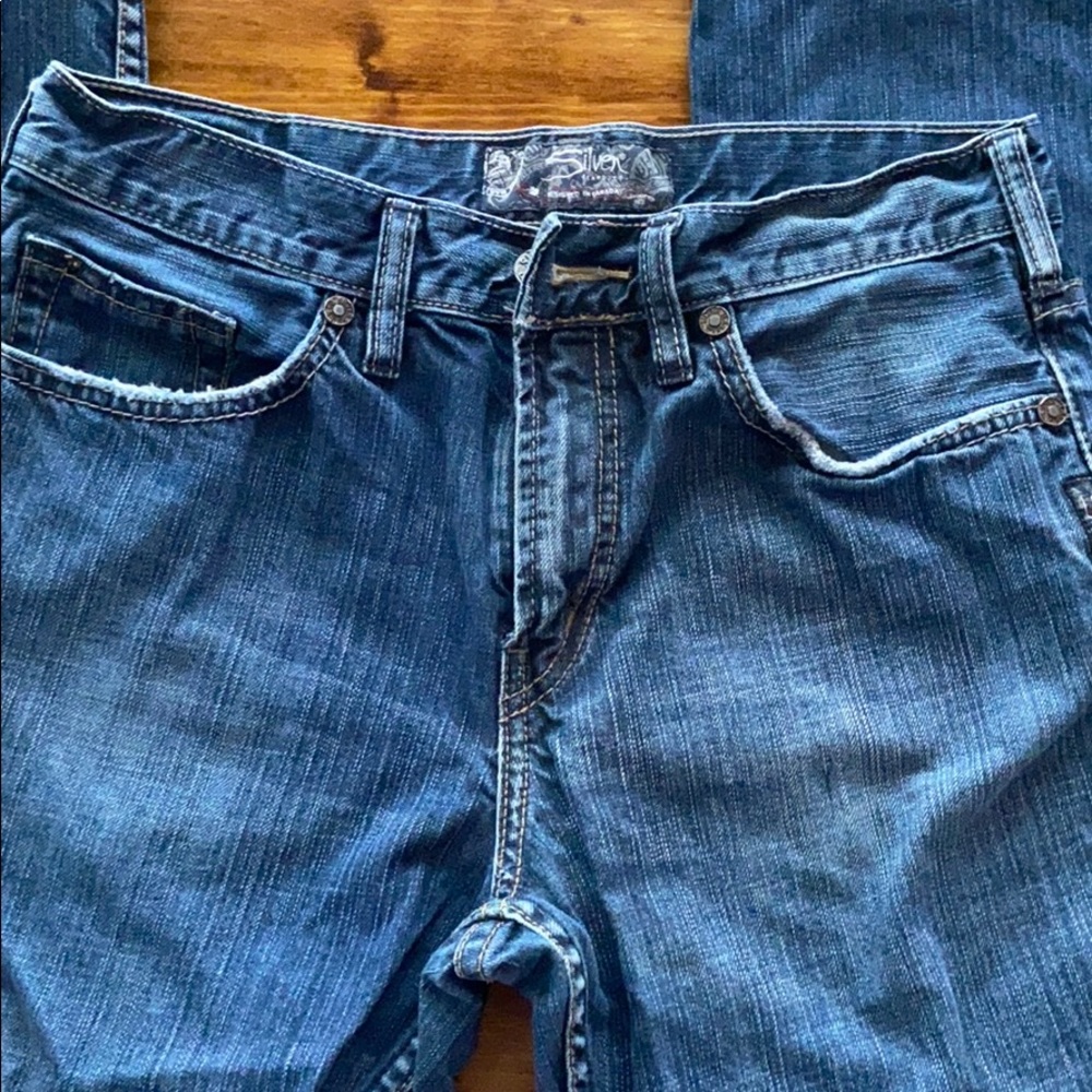 Men’s Silver Jeans